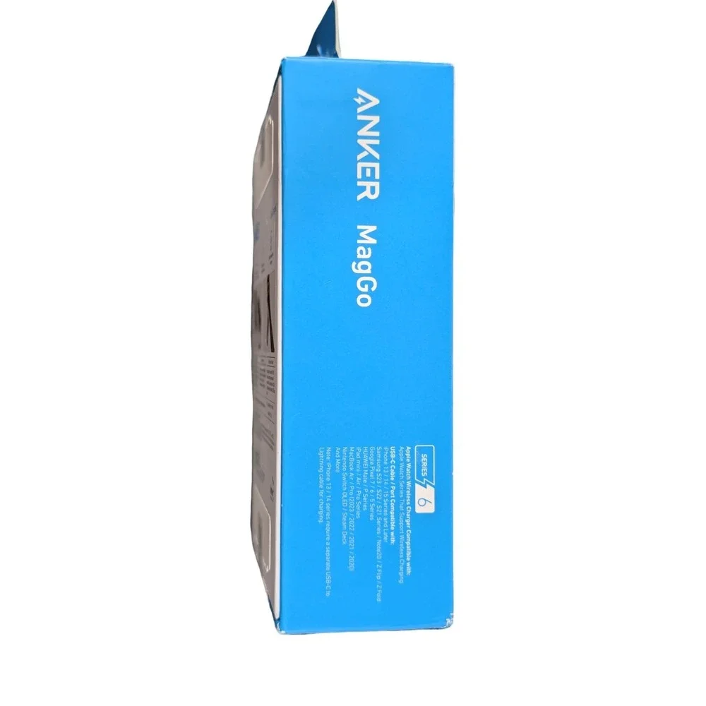 Qq4O Anker MagGo Power Bank 10K 35W, For Apple iPhone apple Watch Black Open New
